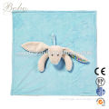 High populairty lovely animal shaped blue bunny plush doudou toys for kids and gift